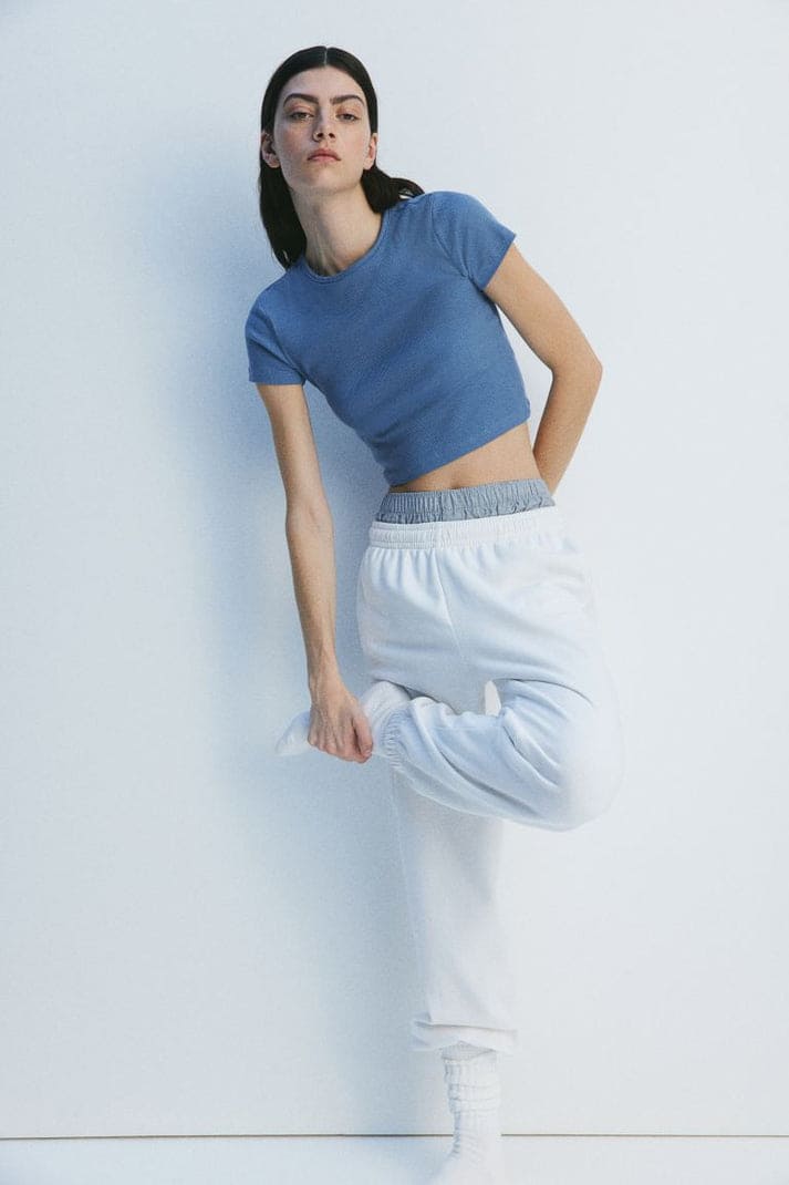 Haut en jersey de coton - Blue